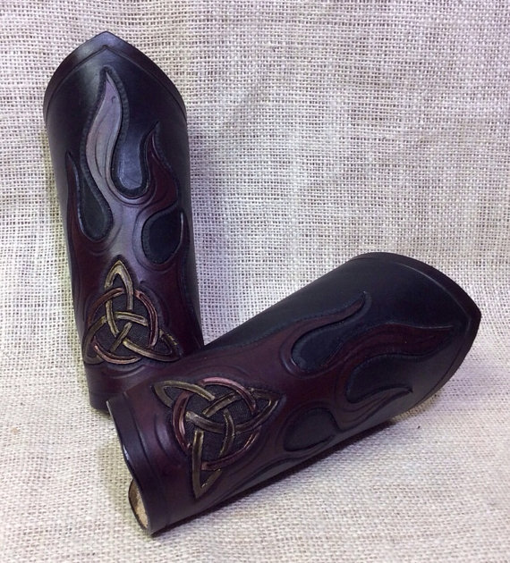 Celtic Flames Bracers