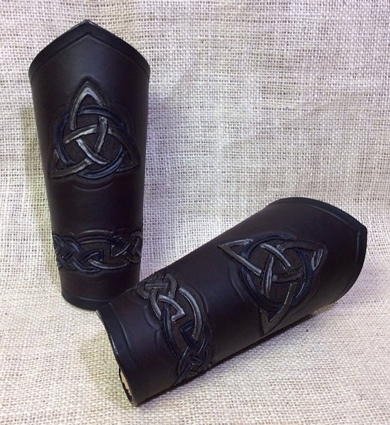 Celtic Tri-knot and Knotwork Bracers