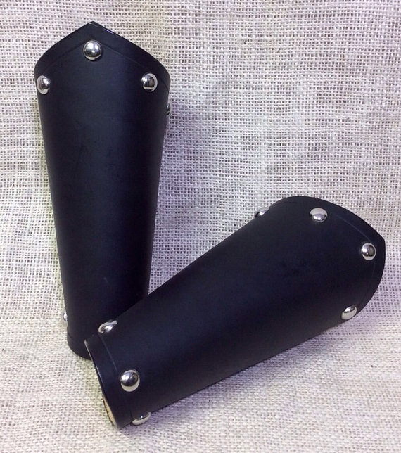 Plain Studded Bracers